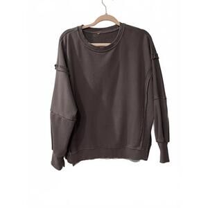 Dark grey pullover sweatshirt, women's size M